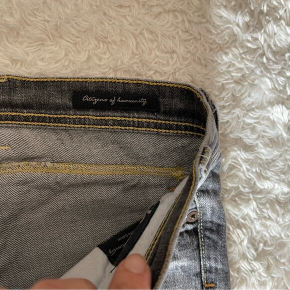 Citizens of Humanity Exene Ankle Skinny Grey Wash Size 30 - Picture 7 of 11